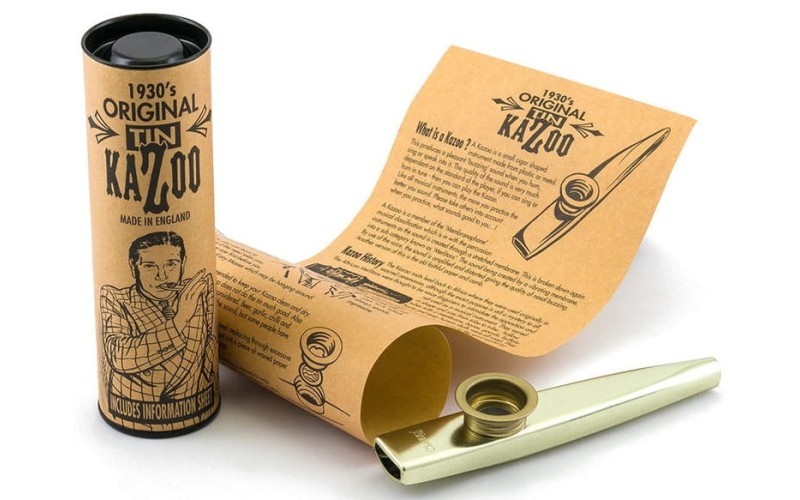 CLARKE MKGD GOLD KAZOO Colour Metal Kazoo - казу, металлическая, матовая