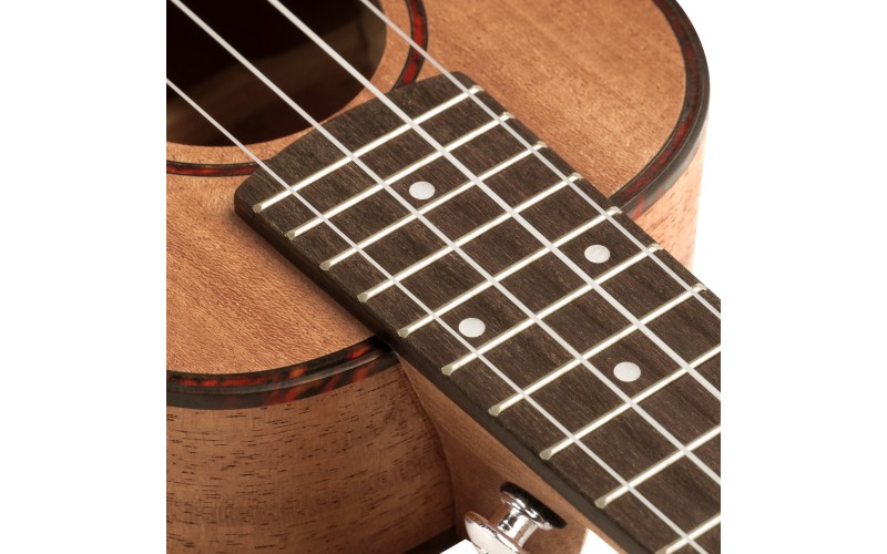 Cascha HH-2026 Mahogany Series Укулеле сопрано, с чехлом, цвет натуральный