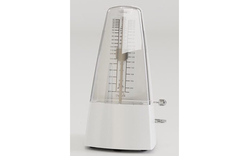 Хороший механический метроном Cherub WSM-305-WH белого цвета со звонком