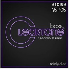 Cleartone 6445 Комплект струн для бас-гитары, никелированные, с покрытием, 45-105