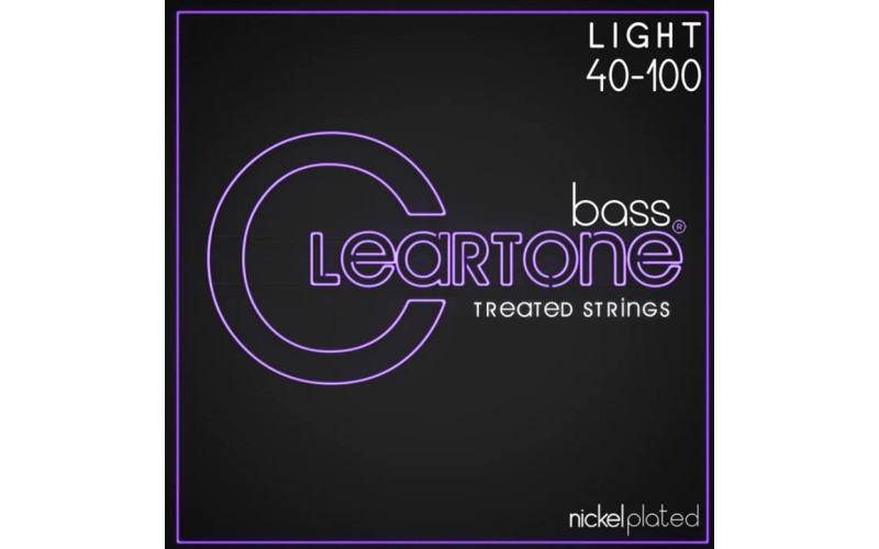 Cleartone 6440 Комплект струн для бас-гитары, никелированные, с покрытием, 40-100