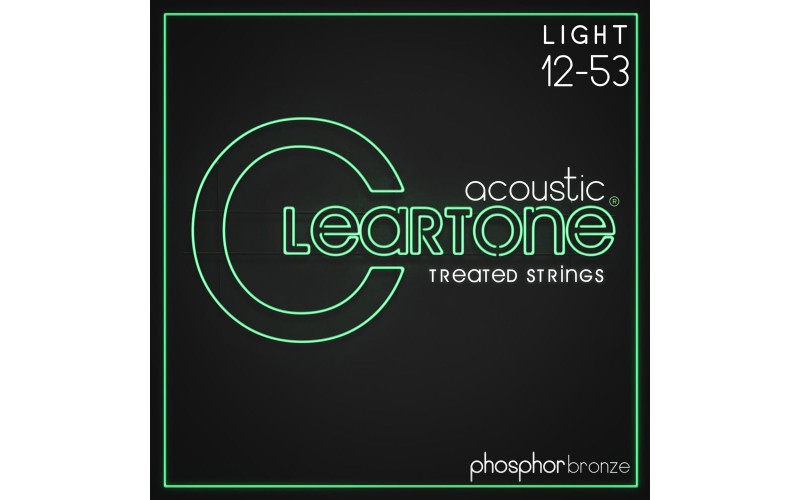 Cleartone 7412 Phosphor Bronze Комплект струн для акустической гитары, ф.бронза, с покрытием, 12-53