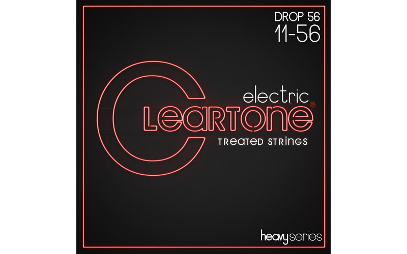 Cleartone 9456 Heavy Series Комплект струн для электрогитары, никелированные, с покрытием, 11-56