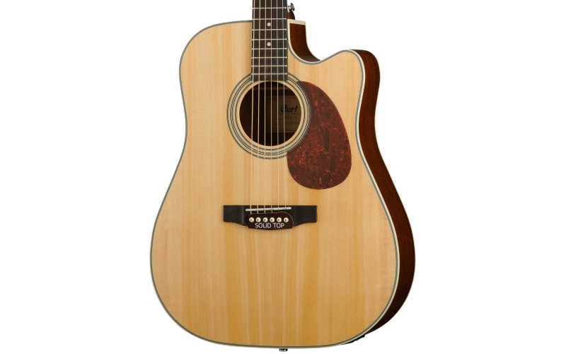 Cort MR600F NS WBAG MR Series Электроакустическая гитара, с вырезом, чехол