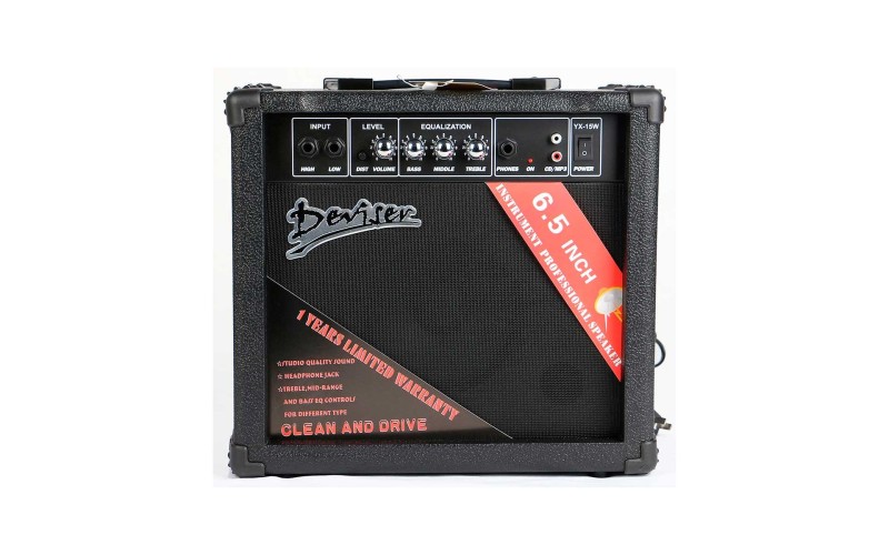 Deviser YX-15W Транзисторный гитарный комбо, 15Вт, 2 канала