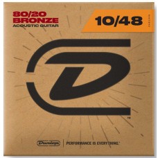 Dunlop DAB1048 струны для акустической гитары Bronze 80/20 Extra Light 10-48