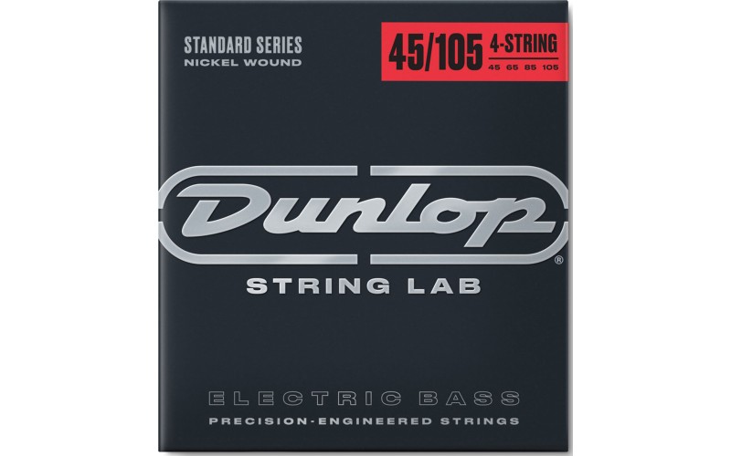 Dunlop DBN45105 струны для бас-гитары 45-105, никель