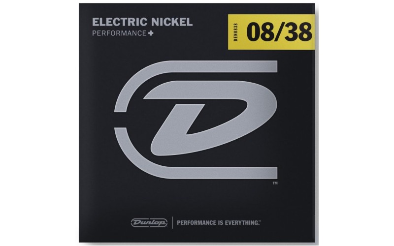 Dunlop DEN0838 струны для электрогитары Extra Light 8-38, никель