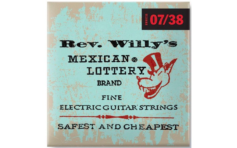 Dunlop RWN0738 струны для электрогитары Billy Gibbons Extra Light 7-38