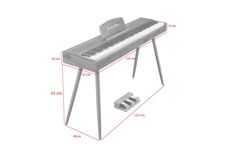 EMILY PIANO D-47 WH Цифровое пианино