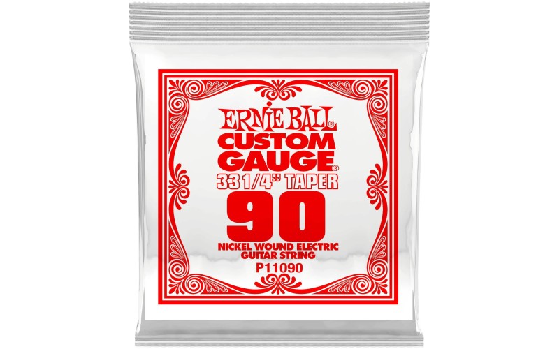 Ernie Ball 11090 струна для бас-гитары, Никель, удлиненная мензура, калибр .090
