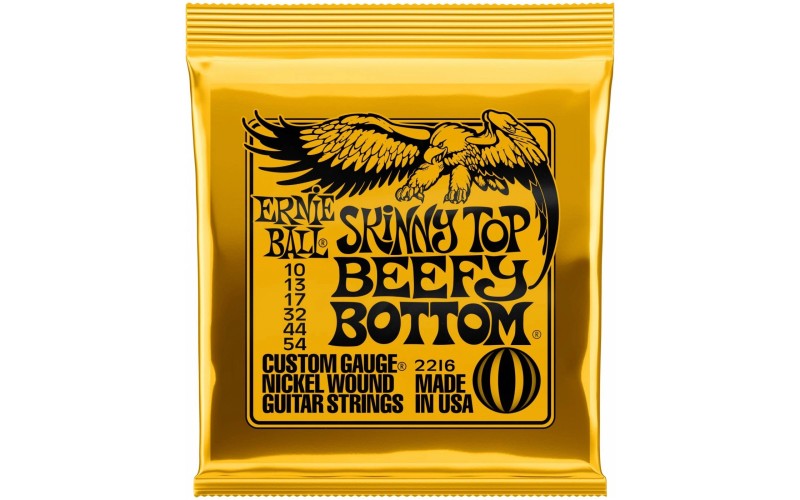 Ernie Ball 2216 струны для эл.гитары Nickel Wound Skinny Top Beefy Bottom Slinky (10-13-17-32-44-54)