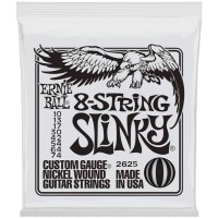 Ernie Ball 2625 струны для 8 струнной электрогитары Nickel Wound Slinky 8 (10-13-17-30-42-54-64-74)