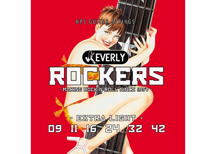 Everly 9009 Rockers Комплект струн для электрогитары, никелированные, 9-42