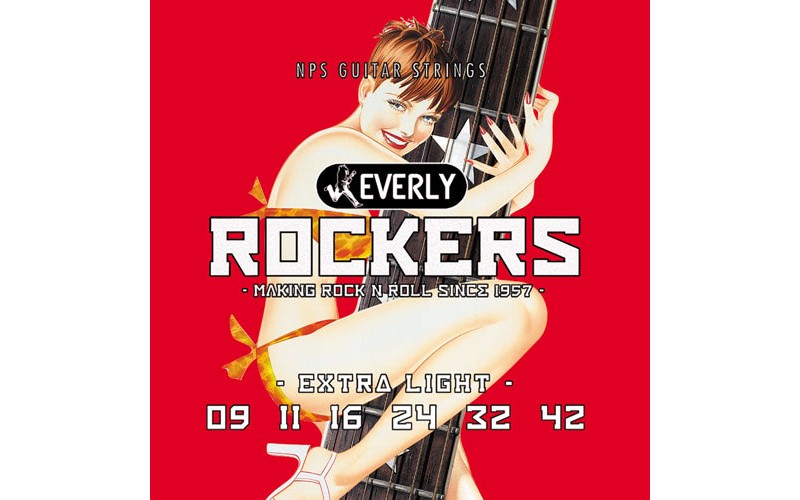 Everly 9009 Rockers Комплект струн для электрогитары, никелированные, 9-42