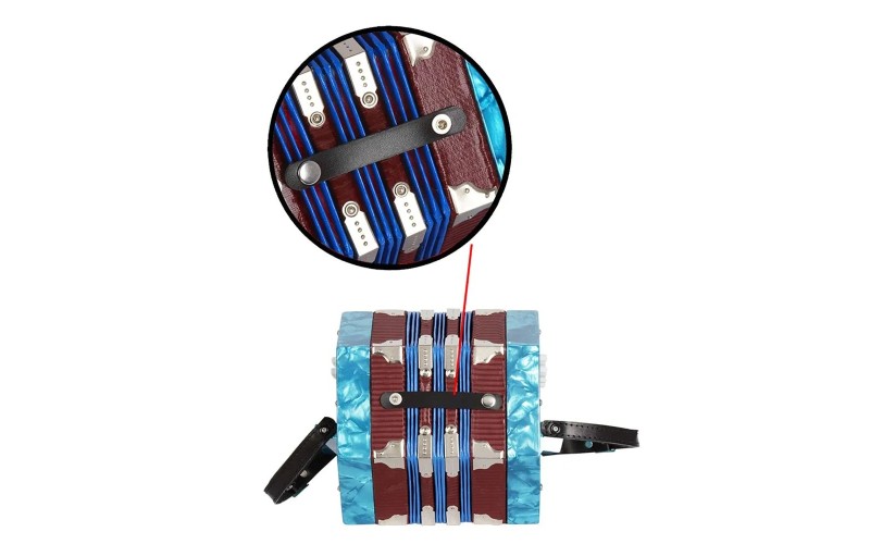 FIRSTON 20key Bandoneon Blue - концертина (бандонеон)