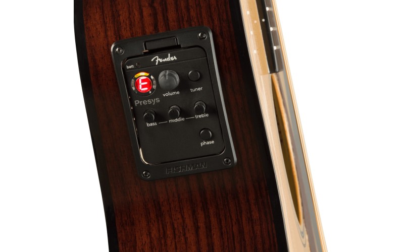 Электроакустическая гитара с кейсом FENDER CC-140SCE Concert Nat