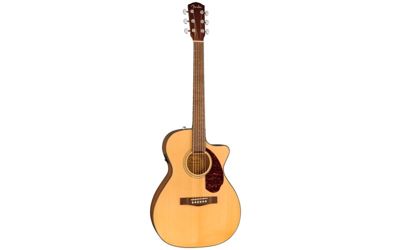Электроакустическая гитара с кейсом FENDER CC-140SCE Concert Nat