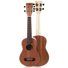 Hampi KZ1 Укулеле концерт, дека массив сапеле