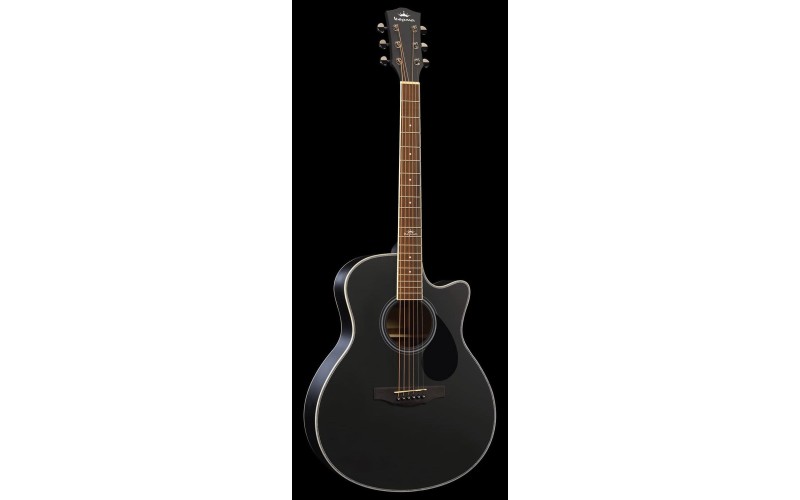 Акустическая гитара - KEPMA A1C Black Matt