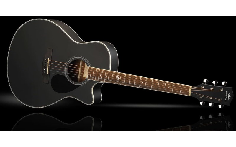 Акустическая гитара - KEPMA A1C Black Matt