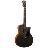 KEPMA EAC Black акустическая гитара, цвет черный