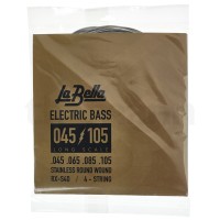 LA BELLA RX-S4D RX – Stainless Комплект струн для бас-гитары, нерж.сталь, 45-105