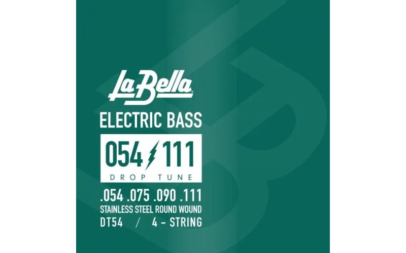 LA BELLA DT54 Drop Tune Комплект струн для бас-гитары 054-111