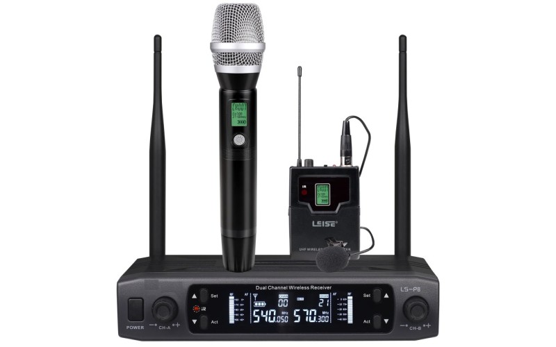 LAudio LS-P8-MH Радиосистема с одним ручным, одним головным передатчиком