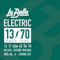 La Bella HRS-D4 Комплект струн для электрогитары 013-070