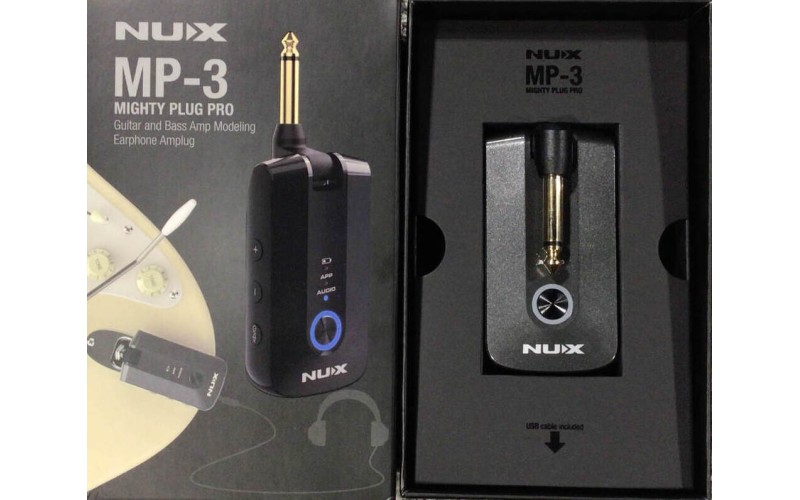 Моделирующий усилитель для наушников + аудиоинтерфейс Nux Mighty Plug Pro MP-3