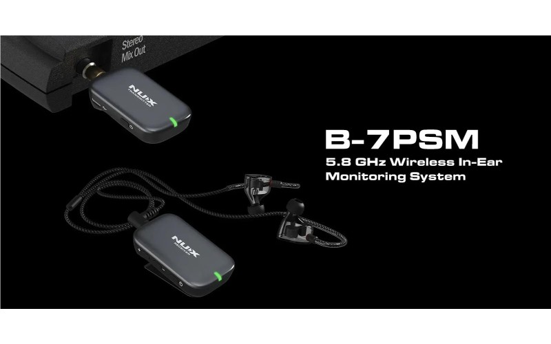 Nux B-7PSM Беспроводная система ушного мониторинга 5.8GHz