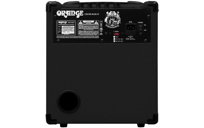 ORANGE CRUSH BASS 25 BLK - комбоусилитель для бас-гитары, 25 Ватт