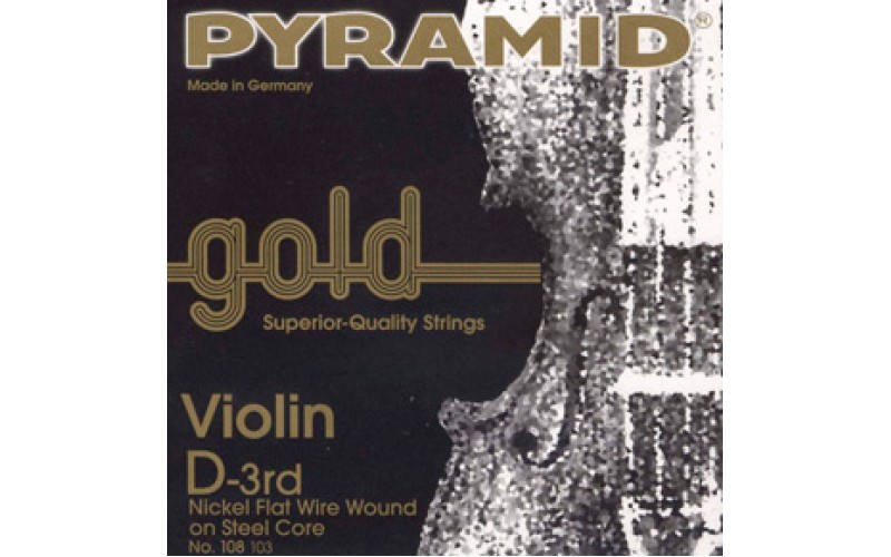 Pyramid 108100 Gold Комплект струн для скрипки 4/4