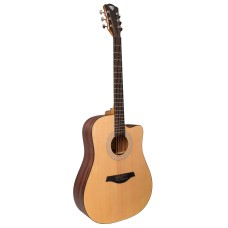 ROCKDALE Aurora D3 C NAT Satin акустическая гитара дредноут с вырезом