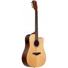 ROCKDALE Aurora D3-E Gloss C NAT электроакустическая гитара дредноут с вырезом