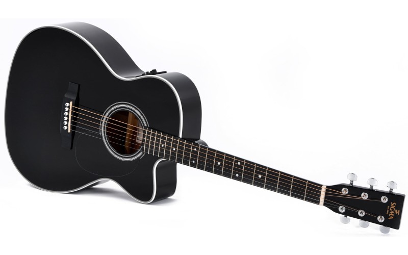 SIGMA 000MC-1E-BK - электроакустическая гитара