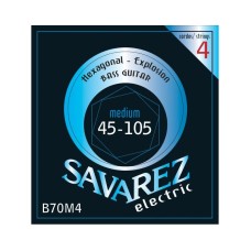 Savarez B70M4 Hexagonal Explosion Medium струны для бас-гитары 45-105