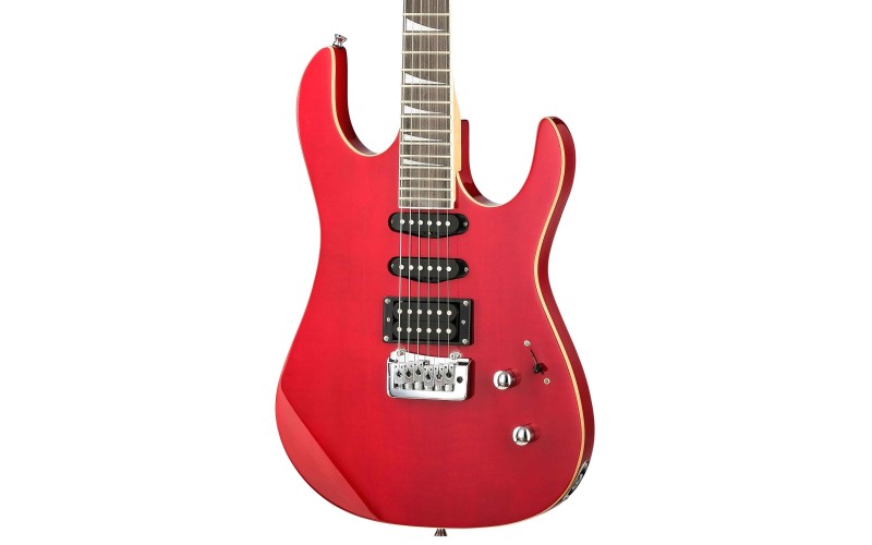 Sunsmile SJS-12 Электрогитара, красная