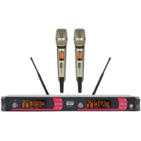 Xline MD-262A-D Радиосистема двухканальная c двумя ручными передатчиками, частотный диапазон UHF 650