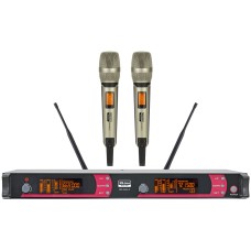 Xline MD-262A-D Радиосистема двухканальная c двумя ручными передатчиками, частотный диапазон UHF 650