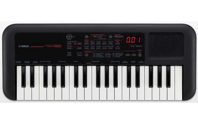 YAMAHA PSS-A50 - мобильный синтезатор с динамической клавиатурой