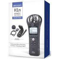Zoom H1n-VP портативный стереорекордер со встроенными XY микрофонами 90°, плюс набор аксессуаров