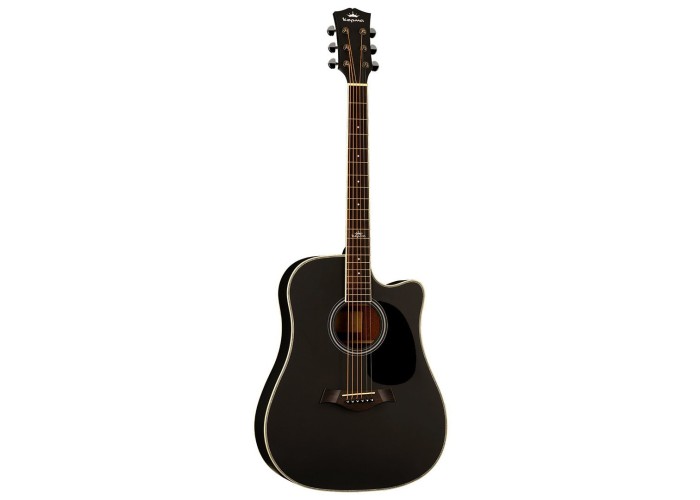 KEPMA D1C Black Matt акустическая гитара, цвет черный