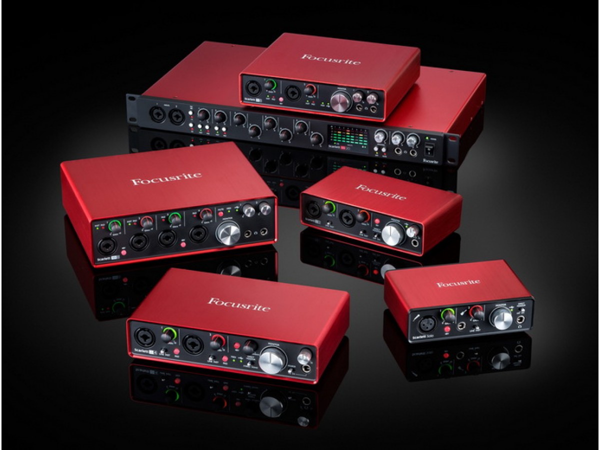 Focusrite Scarlett 4i4 3rd Gen – USB-аудиоинтерфейс из нового поколения карт Scarlett 3rd Gen