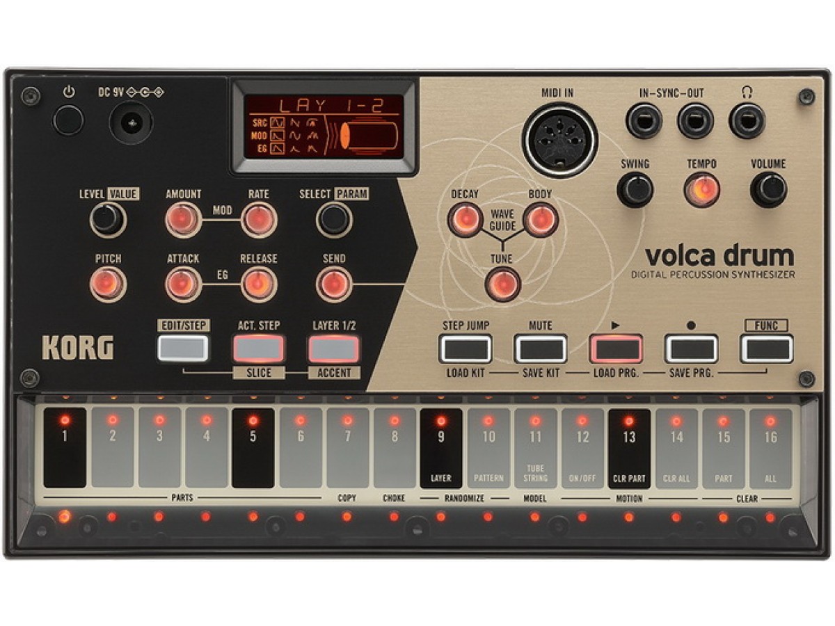 Korg Volca Drum – синтезатор перкуссии