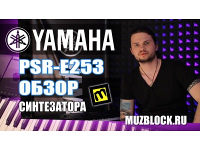 ВИДЕОБЛОГ - №21 - YAMAHA PSR-E253 