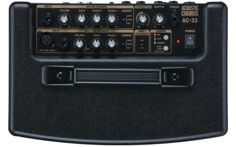 ROLAND AC-33-RW - стерео комбоусилитель для акутической гитары