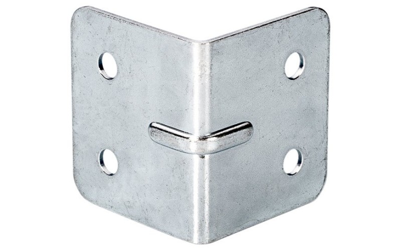ADAM HALL 40403 - скоба угловая металлическая, 40х31 мм