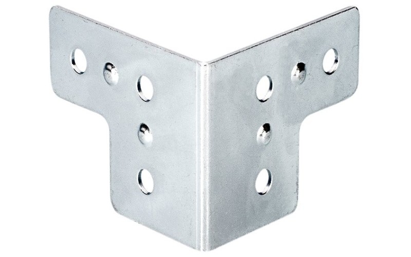ADAM HALL 4044 - скоба угловая металлическая T-образная, 40х50 мм